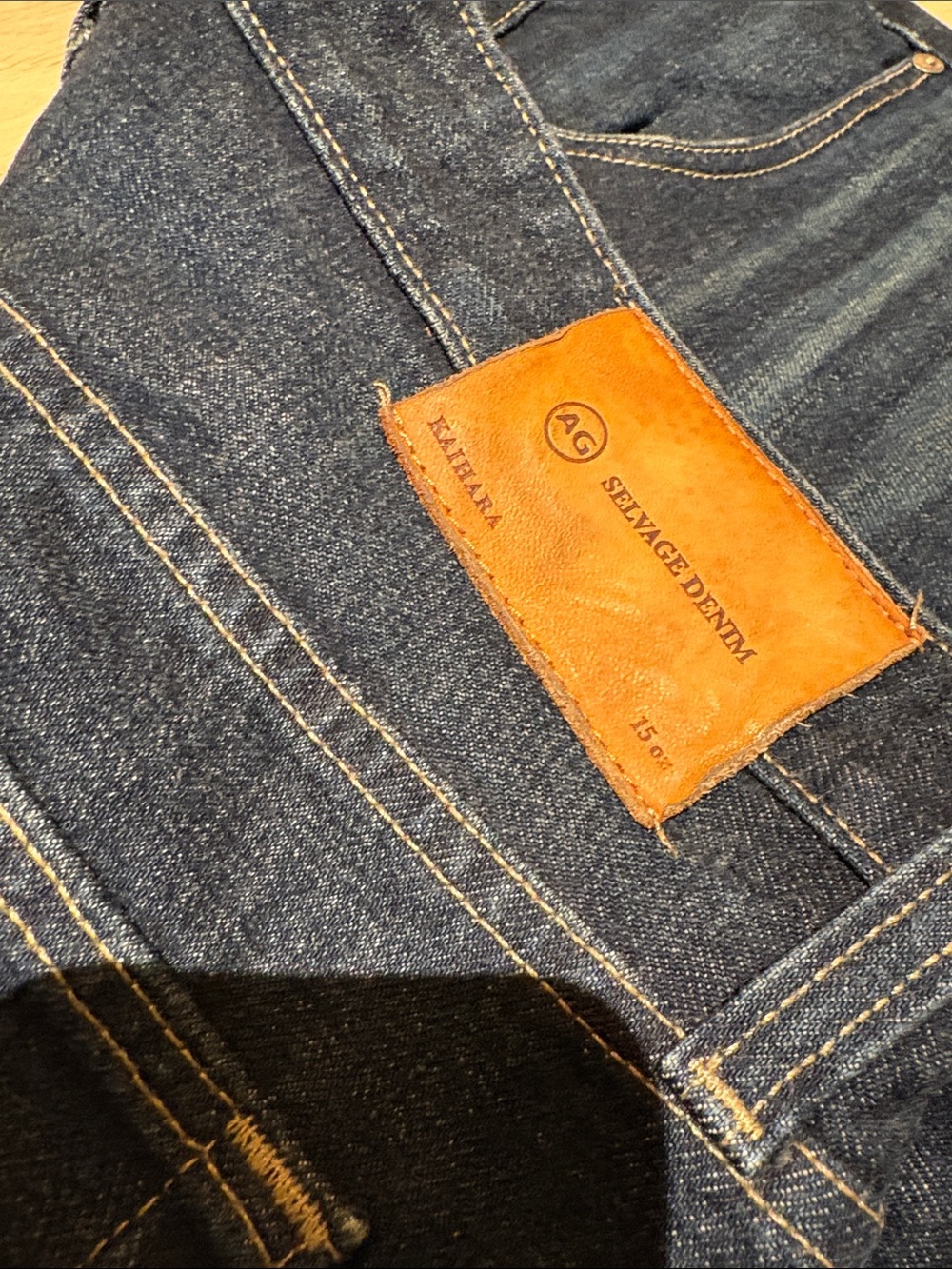 Ag Adriano Goldschmied Relaxed Dark Blue Denim Jeans - Picture 5 of 6